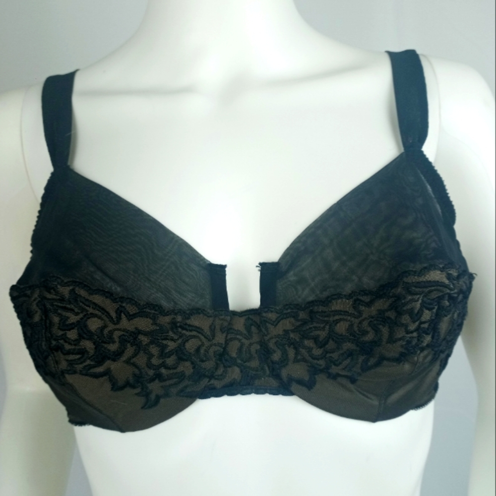 Elegant Black Lace Bra